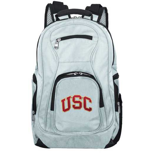 CLSCL704-GRAY: NCAA Southern Cal Trojans Backpack Laptop
